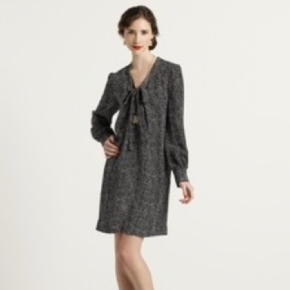 Kate Spade Herringbone "Reade" Smock Dress